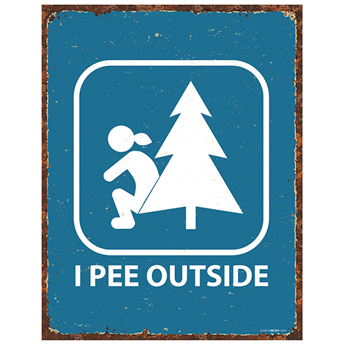 I Pee Outside (Ladies Version)