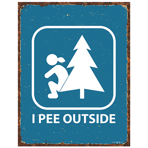 I Pee Outside (Ladies Version)