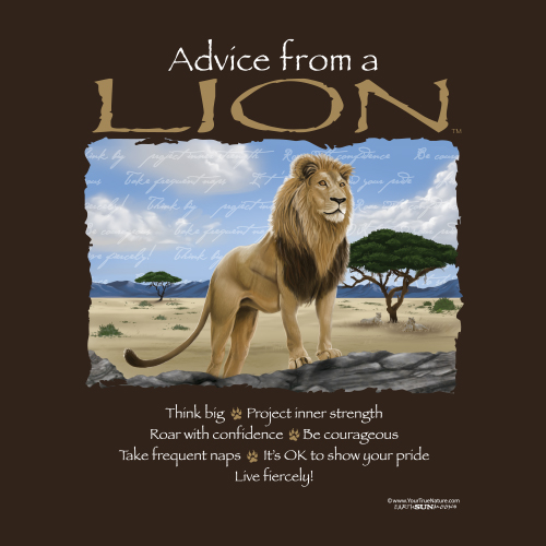 Advice from a Lion | Earth Sun Moon Wholesale