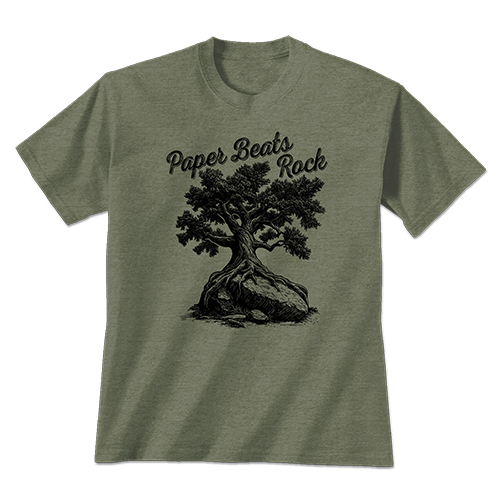 Paper Beats Rock