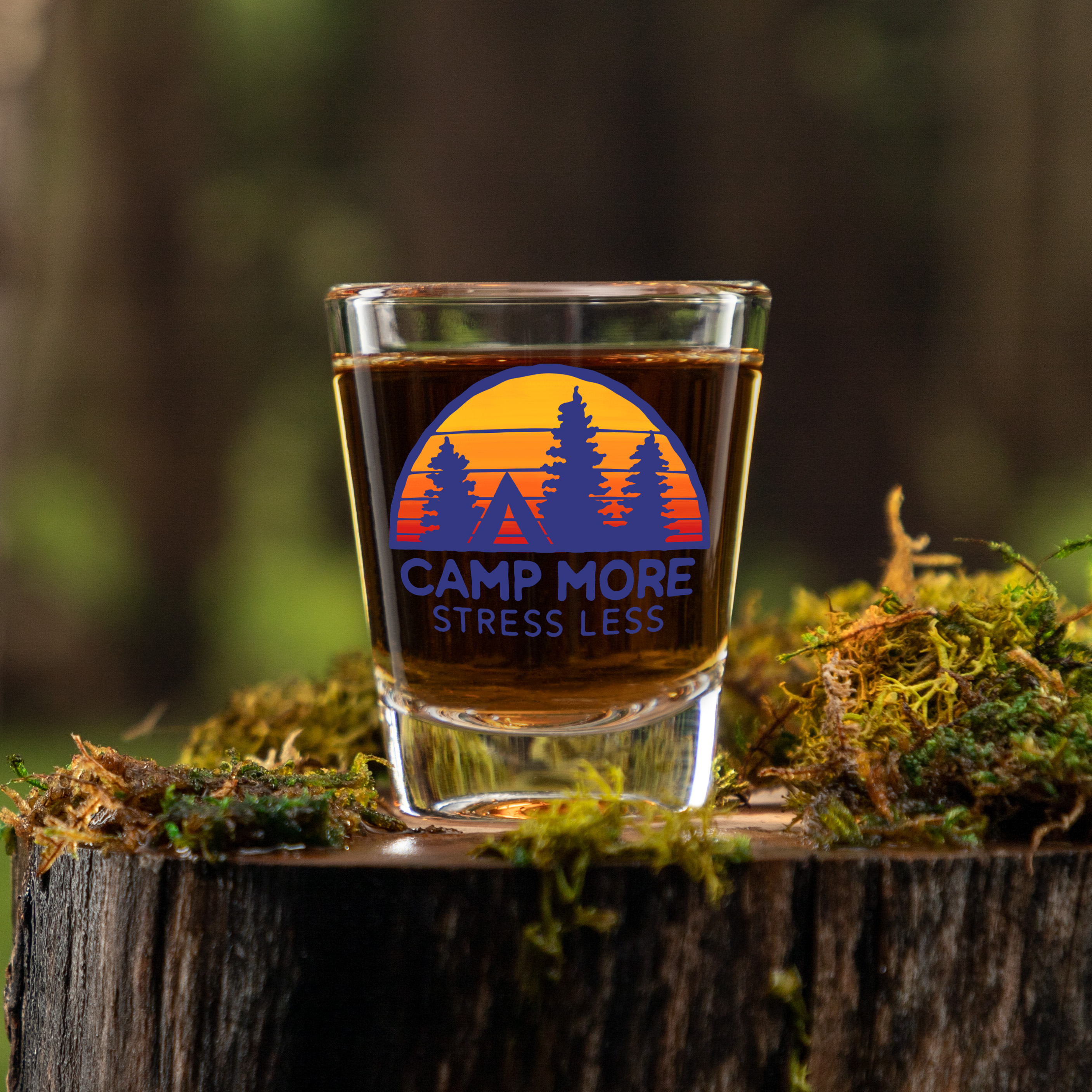 Earth Sun Moon Nature & Animal Themed Shot Glasses